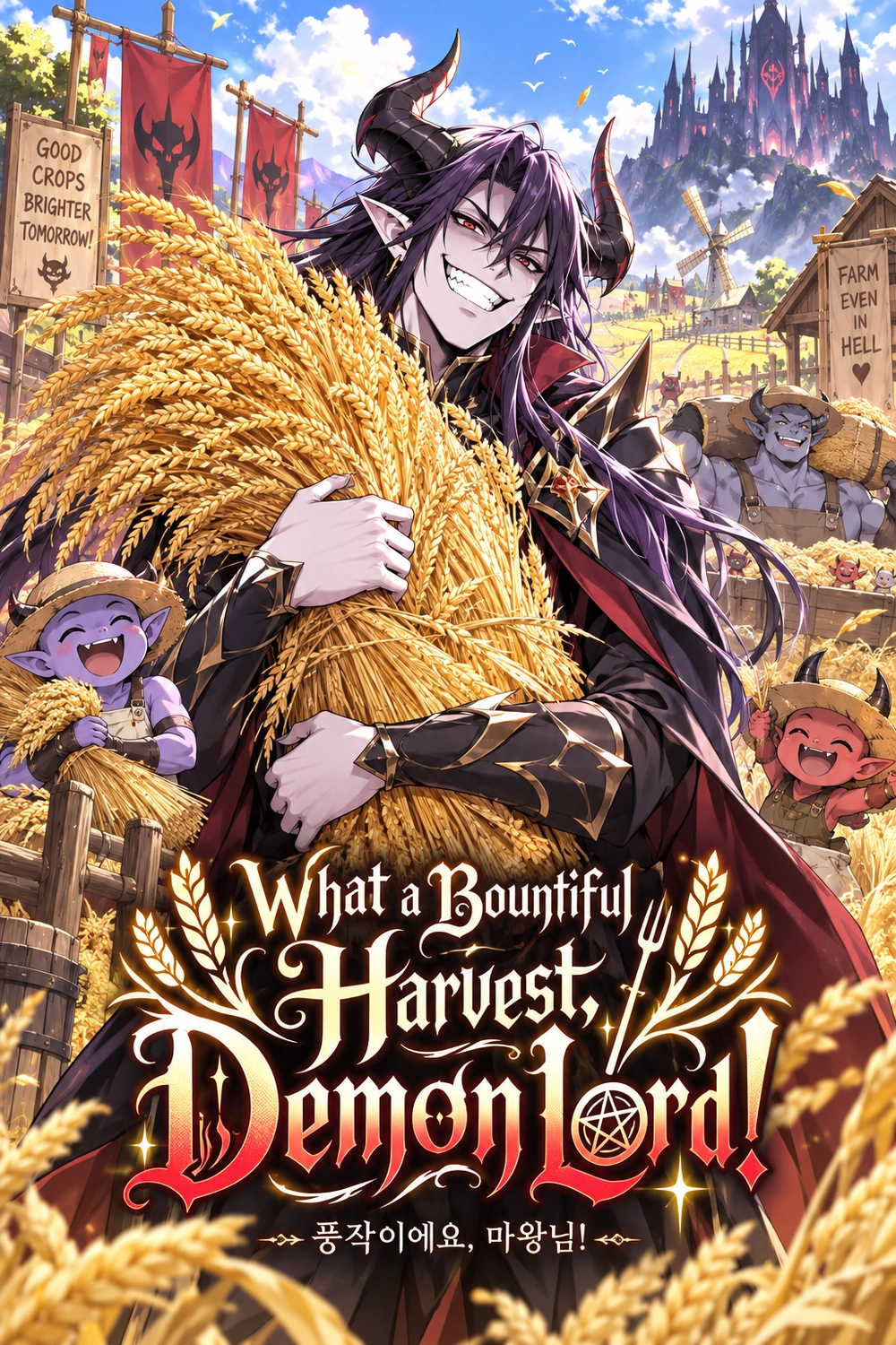 What a Bountiful Harvest, Demon Lord! cover
