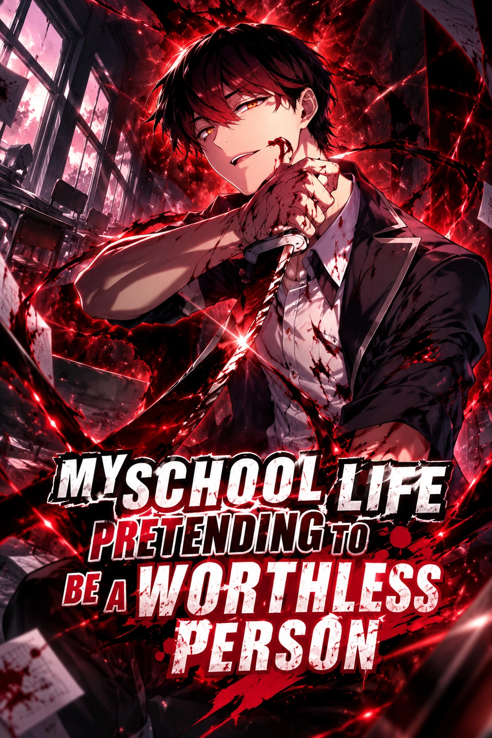 My School Life Pretending to Be a Worthless Person cover