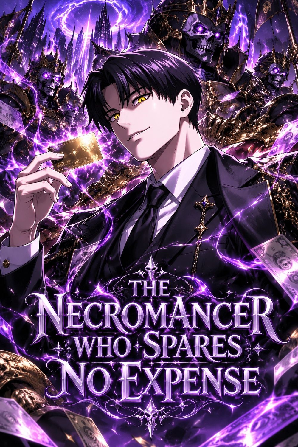 The Necromancer Who Spares No Expense cover